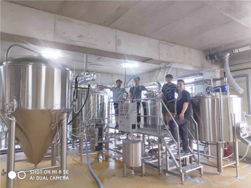 韓國1500L啤酒釀造系統